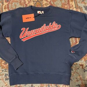 Juice Los Angeles emotionally Unavailable Navy Blue Men's Sweater retail $325 sm